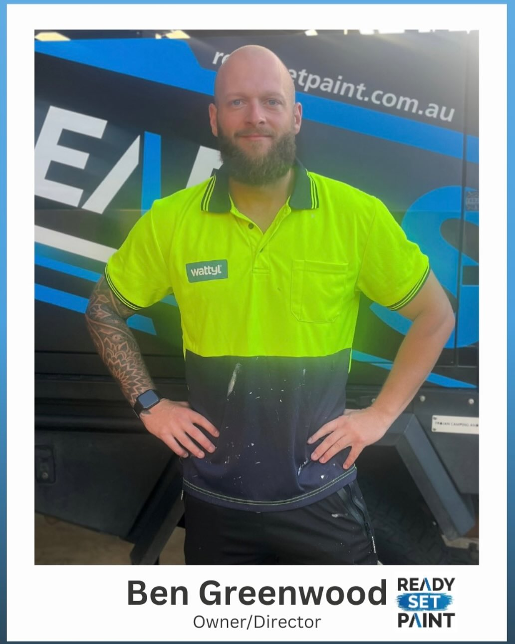 Ben Greenwood, Owner and Director of Ready Set Paint